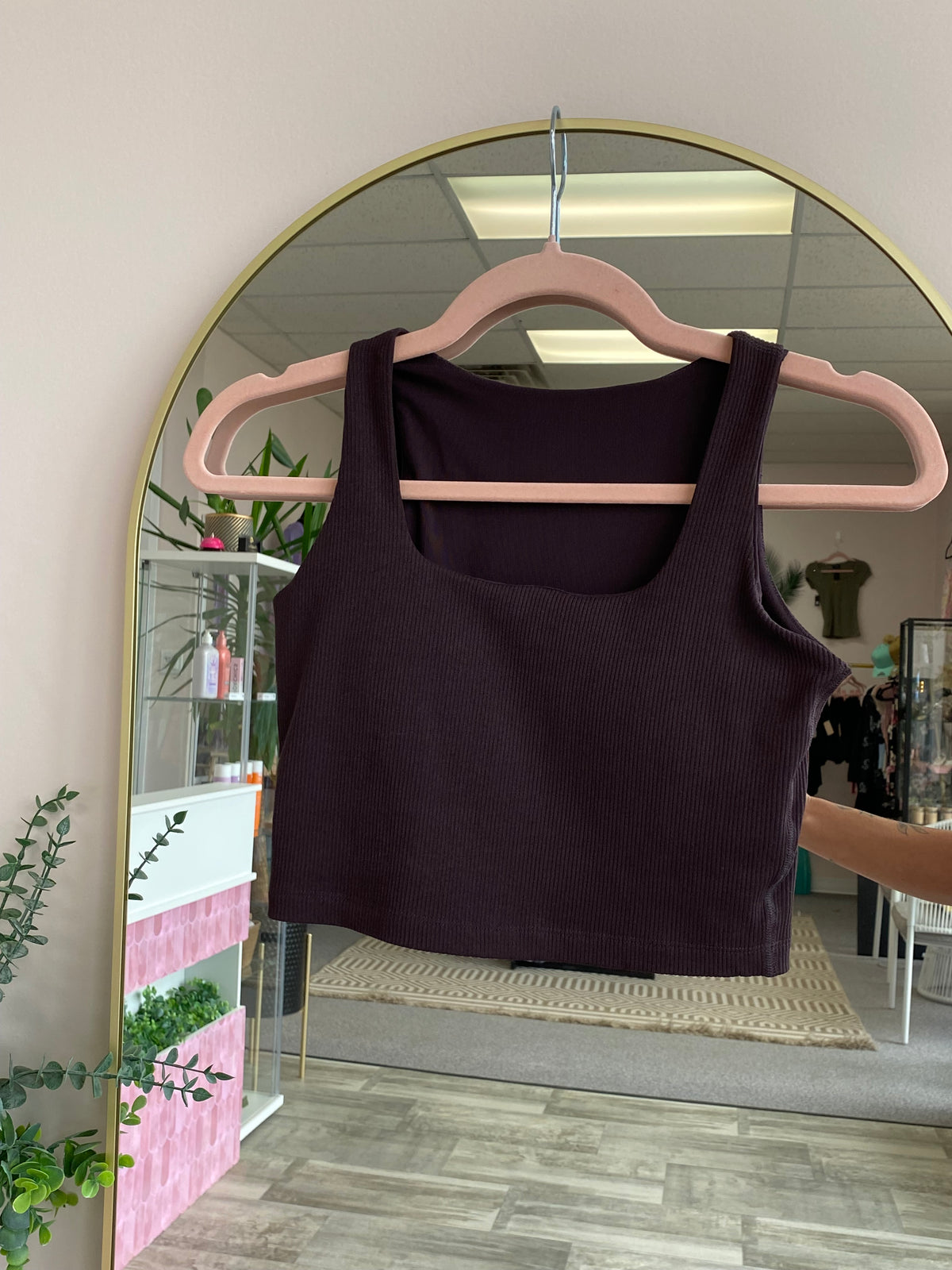 Ribbed Crop Tank