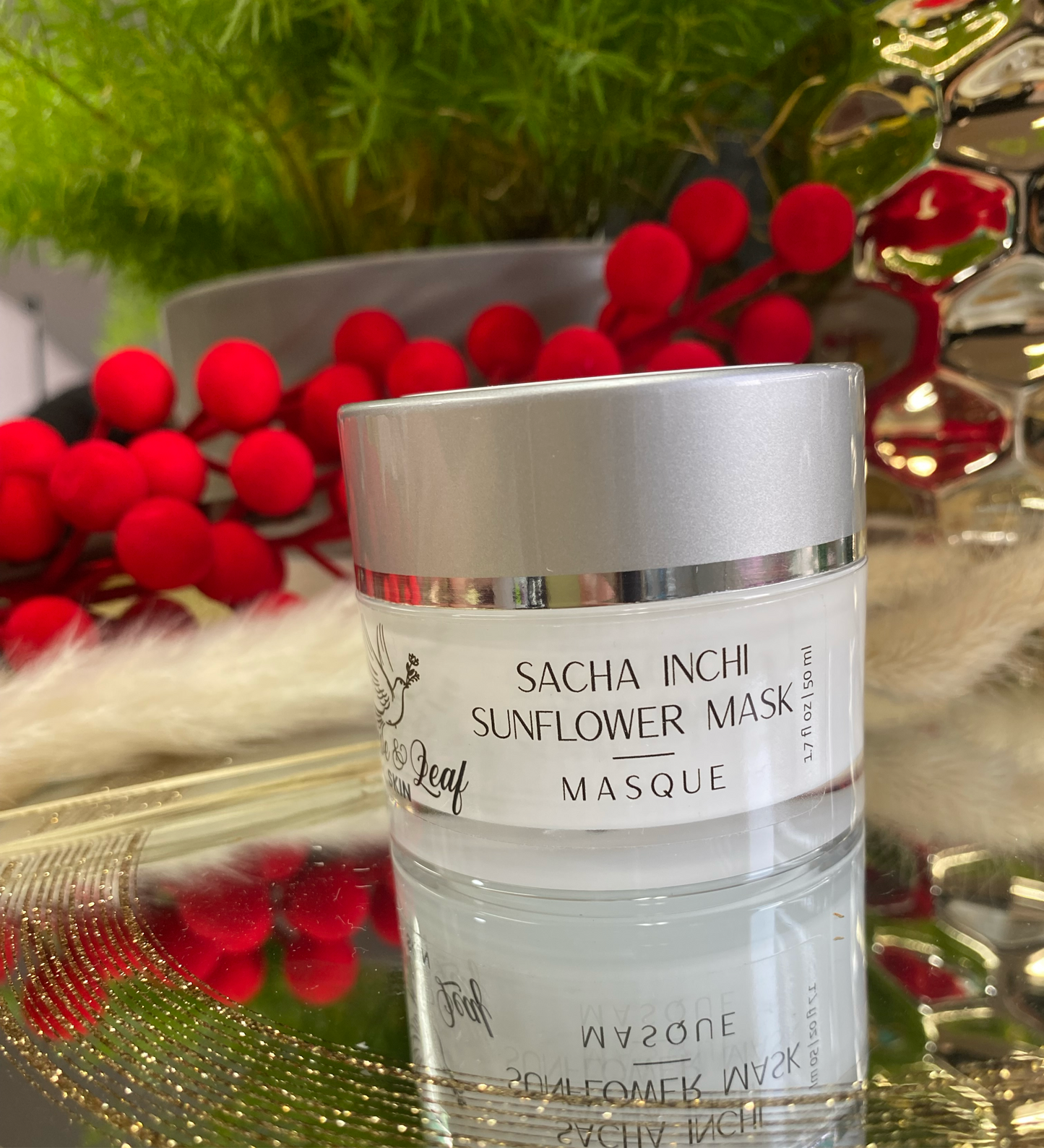 Sacha Inchi Sunflower Mask | Nourishing & Calming Facial Mask | Dove & Leaf Skin