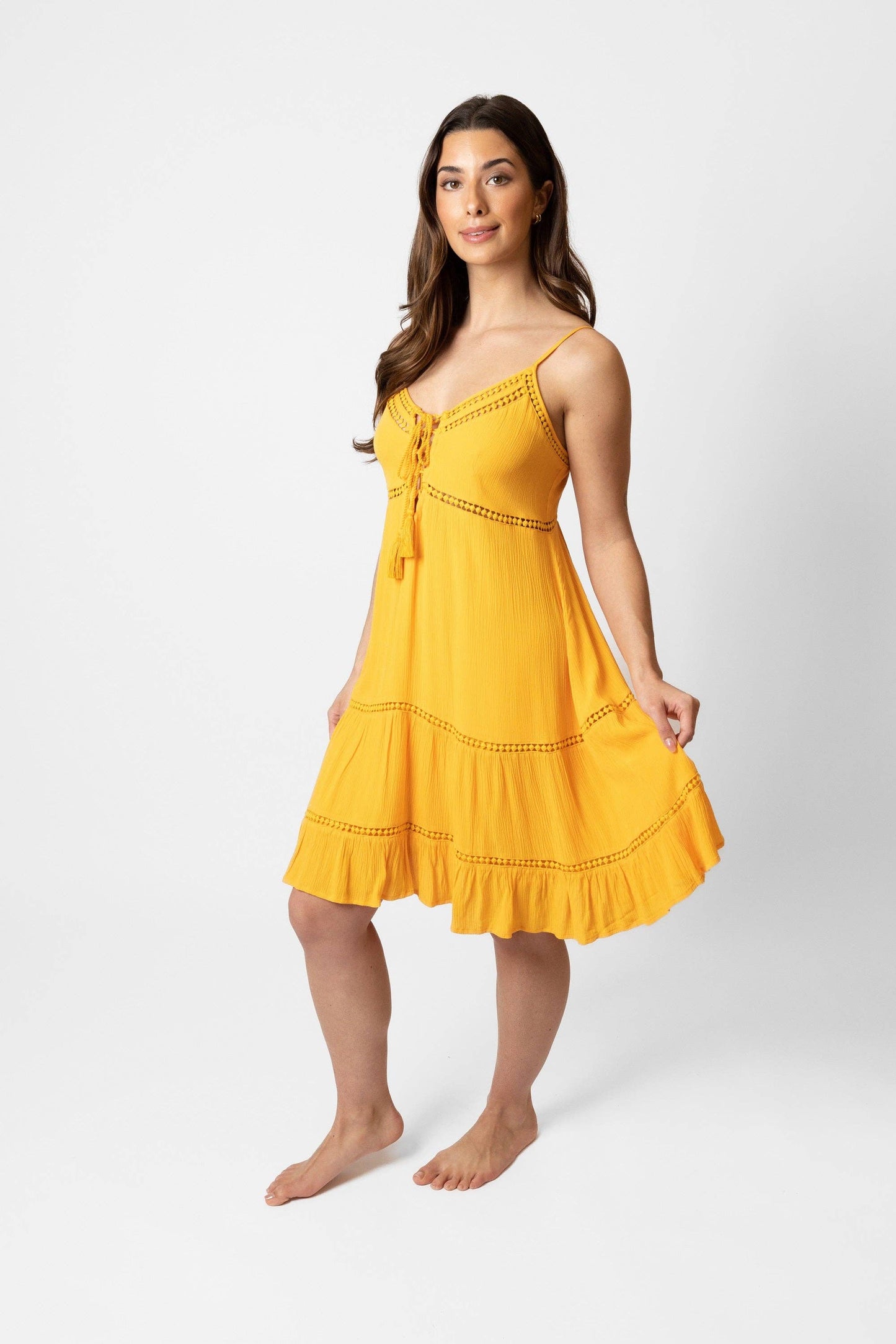 Miami Luxe Strappy Mini Dress