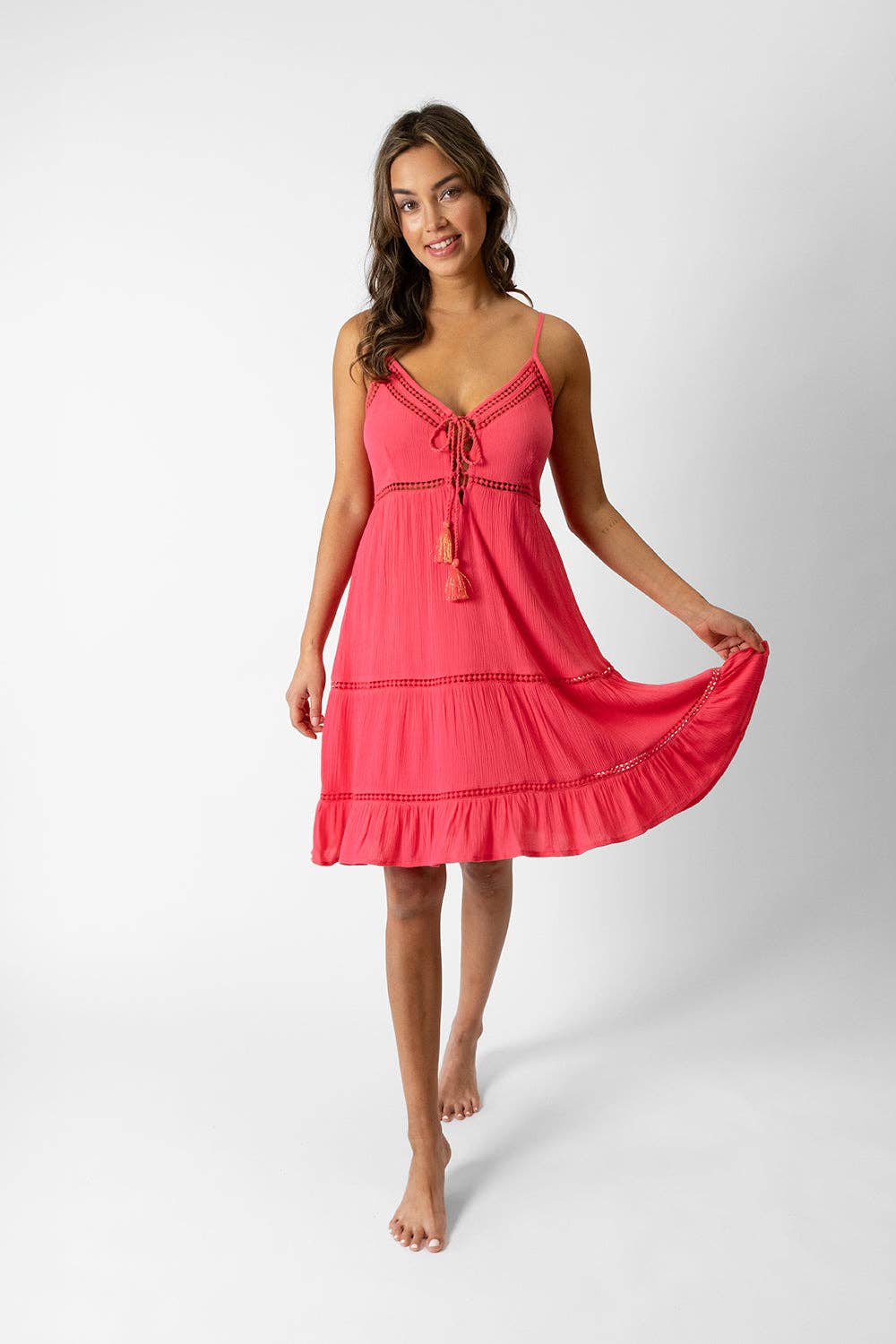 Miami Luxe Strappy Mini Dress