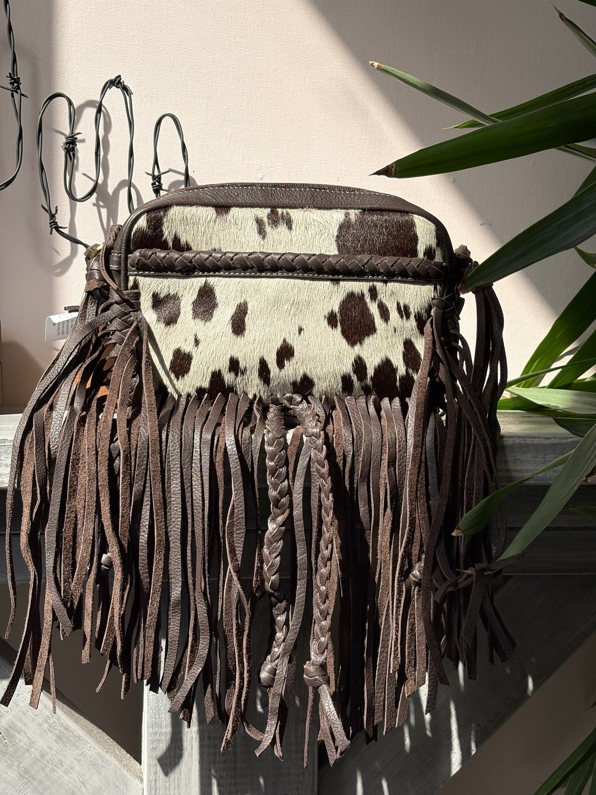 THE MEGAN CROSSBODY cowhide Western Tooled Leather purse