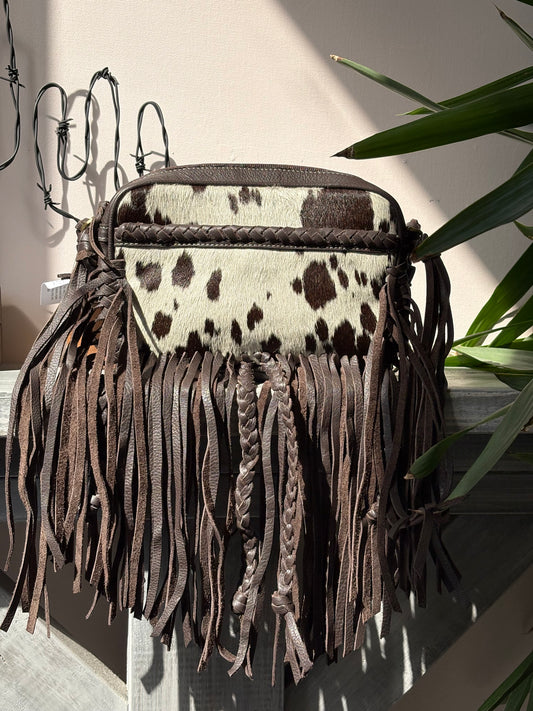 THE MEGAN CROSSBODY cowhide Western Tooled Leather purse