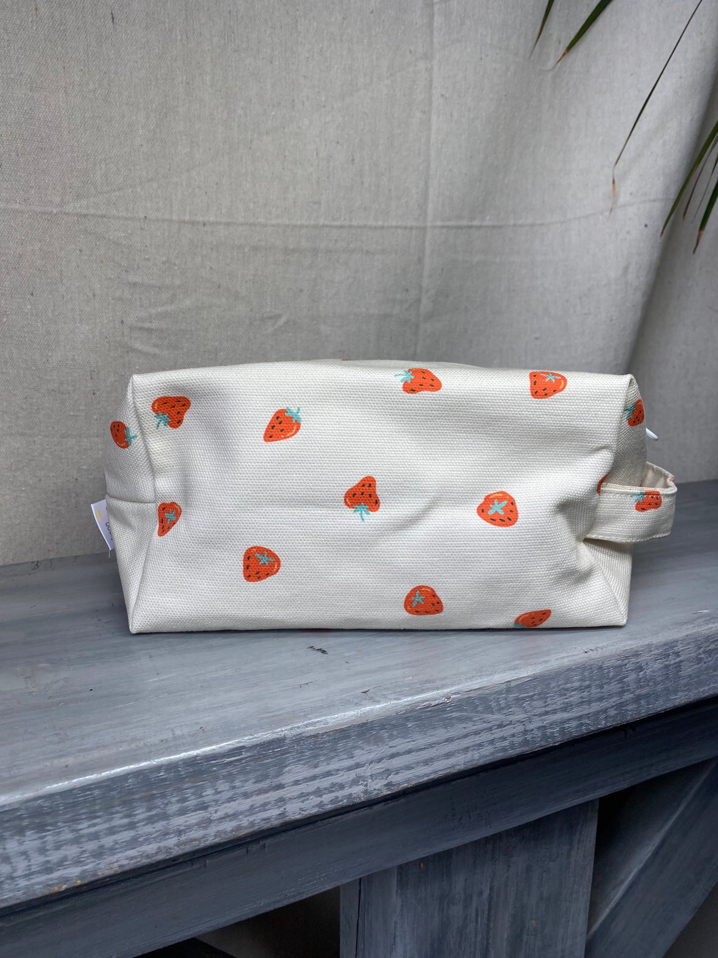 Cotton Canvas Toiletry Bag - Strawberrys