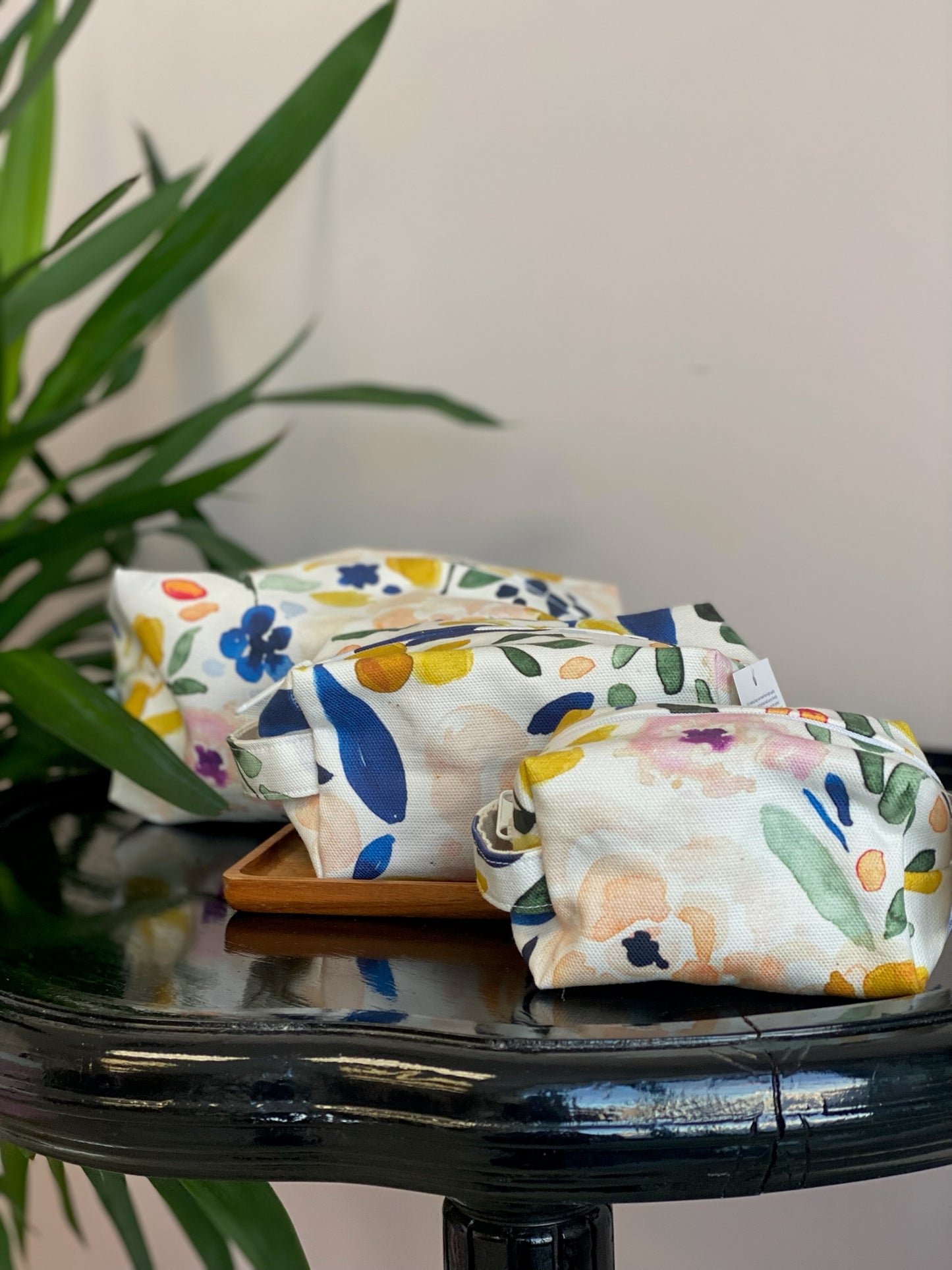 Cotton Canvas Toiletry Bag – Sierra Florals
