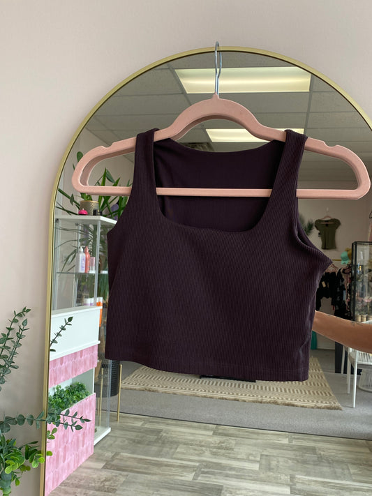 Ribbed Crop Tank