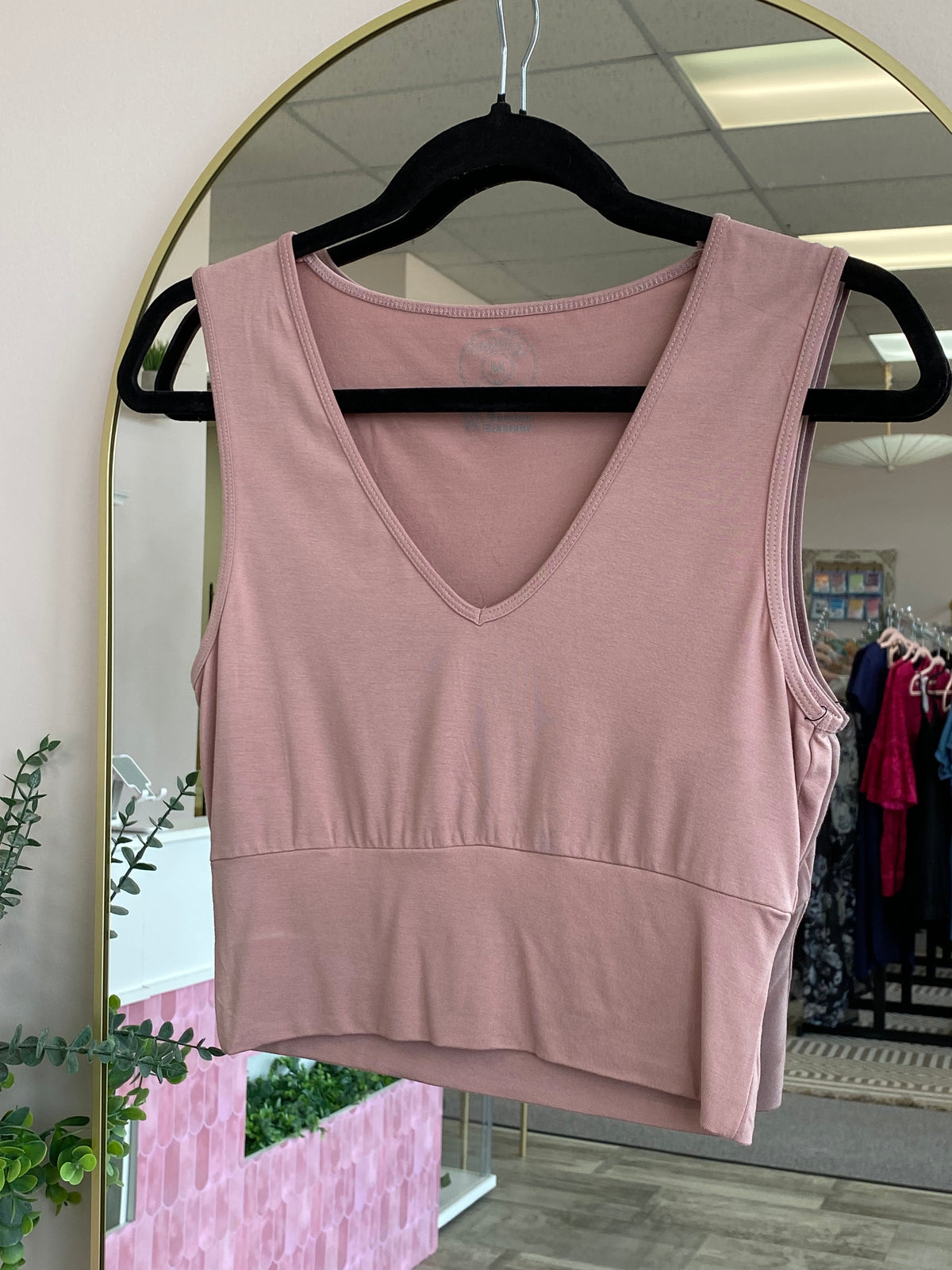 Blush Crop Top