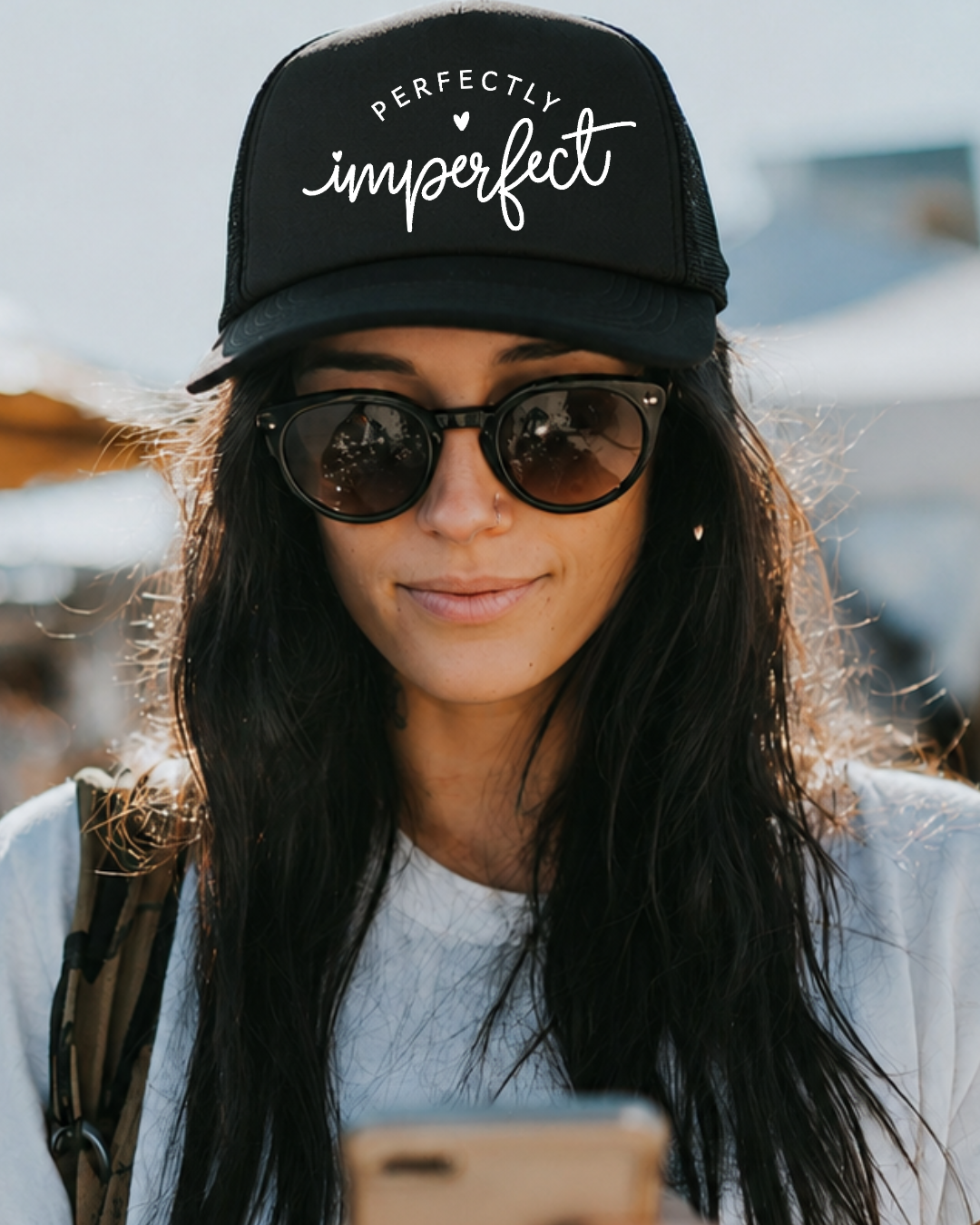 Perfectly Imperfect Trucker Cap