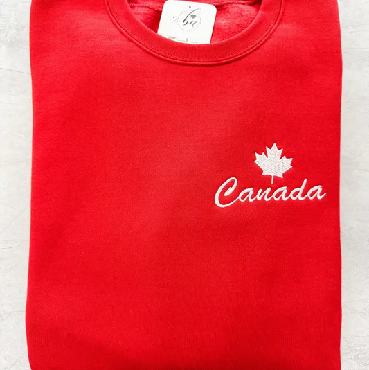 Canada Embroidered Sweatshirt – Made in Canada “Blonde Ambition” Sweater
